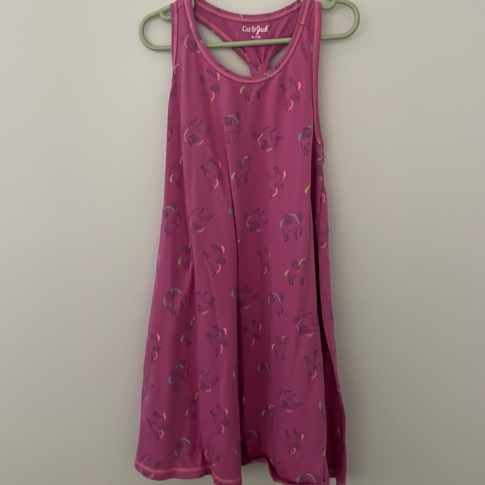 EUC Cat & Jack girls dress size 7/8